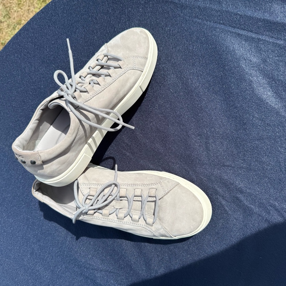 Tod's Men's Light Gray suede Sneakers